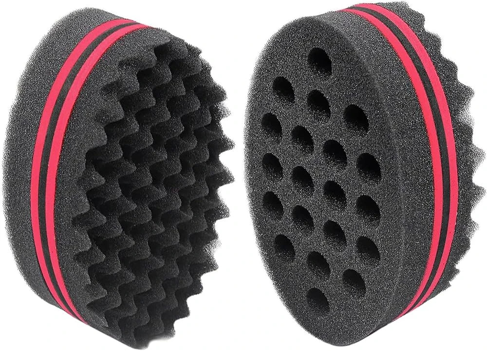 AIR TREE Magic Barber Sponge Brush Twist Hair For Wave, Dreadlock, Coils, Afro C
